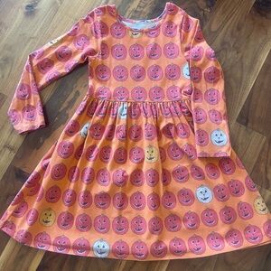 Pink Chicken Organic Steph Dress Jack O Lantern